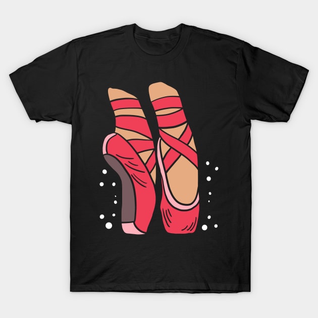 Ballet Ballerina T-Shirt by KAWAIITEE